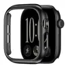 Adecuado para fundas protectoras de Apple Watch, iWatch Serie 12, hueco, carcasa de reloj pintada en spray, funda de PC anticaídas, carcasa de reloj Serie 12