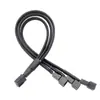 Ventoinha 4 Pinos Cabo de Ventoinha de Um para Dois Fios 4p Ventoinha Cabo de Extensão de Um para Três Placa-mã Ventoinha de Um para Quatro Fios