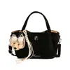 Bolso tote de moda estilo coreano para mujer, nuevo bolso de hombro de moda 2026, elegante bolso cruzado tipo cubo