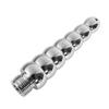 Irrigador vaginal de metal de 7 cuentas enema anal limpieza patio trasero tirar cuentas punto g limpieza masturbación enema irrigador para mujeres