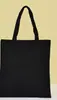 Bolsa de lona en blanco con logotipo imprimible, bolsa de compras portátil, bolsa de lona con cremallera, bolsa de compras personalizada, bricolaje