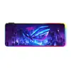 El ojo del perdedor mouse pad luminoso deslumbrante RGB para juegos tamaño grande grueso antideslizante pad de mesa LED e-sports