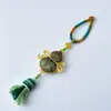 Joyas de Brocado Tejidas a Mano de la Dinastía Song, Llavero de Calabaza, Borla, Colgante de la Fortuna, Lanyard para Llaves de Coche, Accesorio Portátil para Hombres y Mujeres