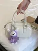 Bolso de Mano Pequeño Plateado Transfronterizo para Mujer 2026 Nuevo Estilo de Nicho Moda Coreana Bolso de Hombro Versátil Bolso Cruzado Simple