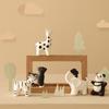 Linda creativa cerámica curación linda mini animal decoración muñeca caricatura micro paisajismo suculenta muñeca decorativa mano