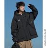 Traje de Esquí Impermeable y Cortavientos para Tabla Única/Doble con Acolchado de Algodón y Material Espeso, Conjunto de Dos Piezas de Chaqueta de Nieve y Pantalones para Hombre Talla Grande Tzm078