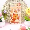 Pegatina de Dibujos Animados para Niños Transfronteriza Suave Linda Pellizco de Barriga Descompresión Conejo Animal Panda Hibisco Cuero Pegatina Tridimensional