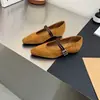 Aumento de Altura Interna de 5cm~ Sapatos Mary Jane para Mulheres, Nova Coleção Primavera 2026 Retro Sola Macia Tira em T Boca Rasa Sapatos de Salto Único
