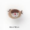 2021 Nuevo Accesorios para Muñecas de Navidad Dibujos Animados Papá Noel Alce Muñeco de Nieve Muñeco de Peluche Broche Decorativo