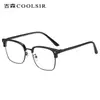 Nuevas y Modernas Monturas Cuadradas para Gafas para Hombre, Gafas sin Graduación con Filtro de Luz Azul, Se Pueden Personalizar con Lentes Graduados