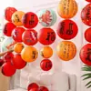 Farolillos de Papel para Boda con el Carácter de Felicidad, Decoración de Habitación de Boda, Decoraciones de Boda, Festival de Primavera, Año Nuevo, Decoraciones de Navidad, Farolillos de Papel Plegables