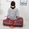 Bolsa para mudanzas de tela Oxford, Resistente al agua, Bolsa tejida engrosada, Bolsa de viaje de gran capacidad, Bolsa de equipaje para almacenamiento de ropa y edredones