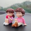 Adornos de Pareja Linda para Coche Decoración Interior de Coche Adornos para Coche Adornos para Hogar Oficina Decoración de Tablero Adornos