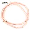 Cuentas de Piedra Biliar Negra 4X13mm Cilíndricas Chapadas en Agua Piedra Biliar Materiales DIY Accesorios Accesorios para el Cabello Pulsera Productos Semi-Terminados Venta al por Mayor