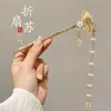 Grampo de Cabelo para Mulheres, Novo Estilo Chinês Estilo Antigo Dinastia Han Grampo de Cabelo com Borla, Grampo de Cabelo de Alta Qualidade na Nuca, Adorno de Cabeça para Saia Facial de Cavalo