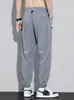 Pantalones de Malla Cruzada de Seda de Hielo para Hombre Verano Delgados de Nueve Puntos Secado Rápido Pantalones de Aire Acondicionado Transpirables Joggers Pantalones Casuales