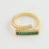 Anillo de Cobre Exquisito para Celebridad de Internet Apertura Ajustable Anillo de Dieta Uña con Forma de Serpiente Flor Wan Anillo Jane Anillo para Hombres y Mujeres Joyería