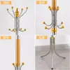 Perchero de Acero Inoxidable, Perchero Sencillo de Pie, Tendedero Doméstico para Dormitorio, Estante de Almacenamiento Sencillo y Económico, Perchero para Bolsos