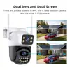 V380PRO Cámara tipo Bola HD WiFi para Exteriores Impermeable con Enlace de Pistola y Doble Lente Xiongmai