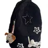 Mochila Escolar para Mujer, Mochila Estilo Japonés, Mochila con Diseño Lindo de Nicho para Niña, Mochila Estrella de Gran Capacidad, Mochila Ligera