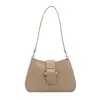 Bolso pequeño cuadrado texturizado popular de este año para mujer, Moda 2026 Estilo Nuevo Bolso de Hombro Cuadrado Pinza Bolso para el Hombro para Viajes Cotidianos