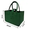 Bolsa de Fieltro Estilo Nuevo para el Festival del Bote del Dragón Caja de Regalo para Pasteles de Luna Regalo de Empresa Bolso de Mano Estilo Creativo Simple Recuerdo