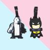 Etiqueta de equipaje Serie de superhéroes Vengadores Colgante de equipaje Etiqueta de equipaje de PVC de dibujos animados