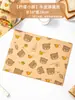 Bolsa de Papel Especial Grado Alimenticio a Prueba de Grasa para Hamburguesas para Envolver Sándwiches, Caja Auto-Sellante Apta para Microondas para Bolas de Arroz y Pasteles de Mano