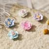 Camelia Pétalos estilo chino Loto Arte de uñas Explosiones Tridimensional Pequeña Hada Resina Capullo Uña Planta Productos Terminados