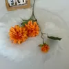 Floristería de Simulación de Boda Naranja Material de Flores Naranja Naranja Tema Arreglo de Lugar de Boda Hotel Arreglo de Flores de Plástico