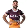 Camiseta de Rugby NRL 2024 Mustangs Local y Visitante Uniforme de Entrenamiento Top de Manga Corta Camiseta Deportiva Venta al por Mayor