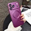 Capa Magnética Fosca para iPhone 18 Pro Max Case para Celular 17 à Prova de Poeira Pintura Metálica Spray Adequada para Apple 16E Capa Macia