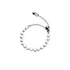 Anillo extraíble de plata de ley S925 con forma de nariz de cerdo, grano de arroz y pieza redonda para mujer, diseño de nicho de lujo ligero, anillo de dedo índice ajustable a la moda