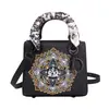 Bufanda de seda versátil con bordado pesado, bolso de mano, bolso Lady Dior, bolso de mujer, nueva moda 2026, bolso de hombro cruzado de alta gama