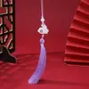 Festival do Meio do Outono Ácido Acético Coelho de Jade Branco Pingente de Broche com Borla Decoração de Cintura de Traje Antigo Hanfu Acessórios de Joias Exquisitos Atacado