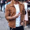 2021Wish Chaqueta de Gamuza de Ciervo para Hombre Europea y Americana Chaqueta Pequeña