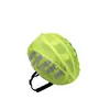 Casco para Vehículo Eléctrico Personalizado de Fábrica Cubierta Impermeable Engrosada Ciclismo al Aire Libre Impermeable Rayas Reflectantes Impresas Logotipo Personalizado