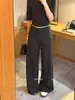 ShisanxingKAPOKNova Coleção Outono Início Estilo Old Money Casual Elegante Calça Reta Drapeada 763002