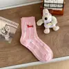 Meias de Cachorro Salsicha Desenho Animado Femininas Meia-panturrilha ins Tendência Zhuji Primavera Verão Outono Japonês Fofo Menina Meias Longas
