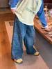 Otoño 2026 Nuevo Estilo Coreano Jeans Sueltos de Pierna Ancha para Niños Niñas Estilo Ropa de Trabajo Retro Pantalones Largos Versátiles Modernos