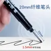 Marcador de punta larga, especialmente diseñado para sitios de construcción, longitud extendida, adecuado para ingeniería y carpintería, impermeable, a prueba de aceite, no se decolora, papelería a base de aceite