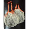Bolsa de Malla para Almacenamiento de Frutas y Verduras de Cocina, Bolsa Miscelánea, Bolsa Colgante, Bolsa de Compras Tejida de Gran Capacidad, Bolsa Portátil de Malla Hueca, Transpirable