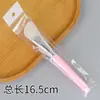 Beleza Silicone Brush Máscara Pincel Maquiagem Escova de cabelo macio Mud Mask Beauty Makeup Tools Fan-shaped Fruit Acid Brush