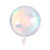Globo de película de aluminio con forma de mariposa grande, transparente, colorido, con degradado de margarita y corazón de melocotón, mariposa mágica, para cumpleaños y baby shower