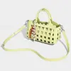 Fábrica de Origen 2026 Primavera/Verano Nuevo Diseño Tejido Hueco Bolso Cuadrado Pequeño de Nicho de Mano Hombro Cruzado Bolso para Mujer