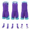 Uniforme de baloncesto americano para niños al por mayor rápido, traje de jersey de baloncesto para adultos, uniforme de entrenamiento absorbente de sudor para hombre, compra grupal, jersey azul