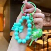 Llavero de Paleta con Cuentas Infundida en Aceite, Colgante de Cadena para Teléfono de Coche con Arena Líquida, Decoración para Bolso de Pareja, Pequeño Regalo al por Mayor