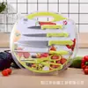 Nuevo Juego de Seis Piezas de Utensilios de Cocina de Acero Inoxidable con Tarjeta de Succión, Cuchillo de Cocina Multifuncional, Juego de Cuchillos para Frutas, Juego de Cuchillos