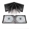 Libro de Almacenamiento de CD de Discos Múltiples Negro, Caja de DVD de Tela No Tejida para 12 Discos con Cubierta Insertable, Páginas Interiores para CD, Bolsa para CD, Bolsa de Papel