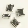 Placa de inserción de 7.2 patas para micrófono, interfaz hembra de 5P niquelada, zócalo MicroUSB de borde rizado, todo Cobre